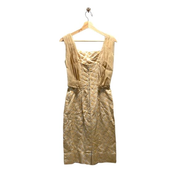 Vintage Gold Midi Dress - Picture 9 of 12